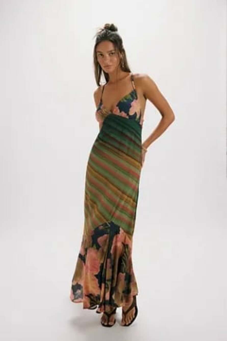 Free People Painted Sands Maxi Dress NWT